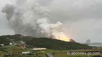 The engine of Japan's flagship new small rocket explodes during a test for a second time