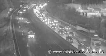 RECAP after multi-vehicle crash closes three lanes on M25 near Enfield