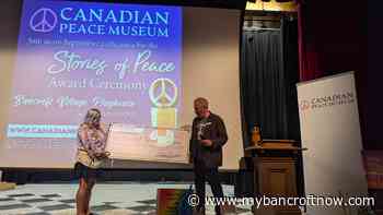 Peace Museum event in Bancroft wins culture award 