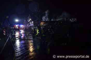POL-STD: Dachstuhlbrand in Horneburger Kindergartenneubau