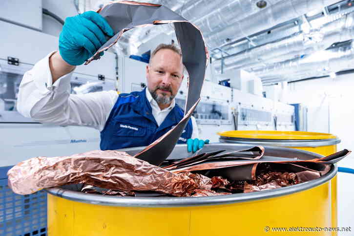 BMW baut Kompetenzzentrum für Batterierecycling auf