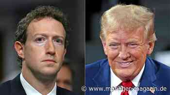 Mark Zuckerberg: Meta-Chef trifft Donald Trump in Mar-a-Lago, Florida