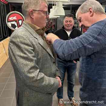 Hans Jonker Lid van Verdienste VV Papendrecht