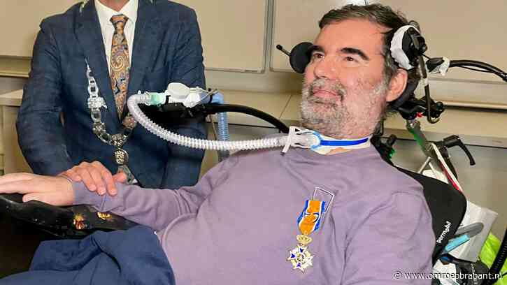 Strijd van Bernard tegen spierziekte ALS beloond met hoge onderscheiding