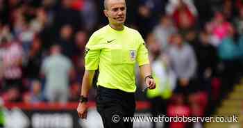 Referee to take charge of Watford fixture for third time this season
