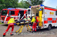 Großübung der Feuerwehr und des Katastrophenschutzes in Biebrich