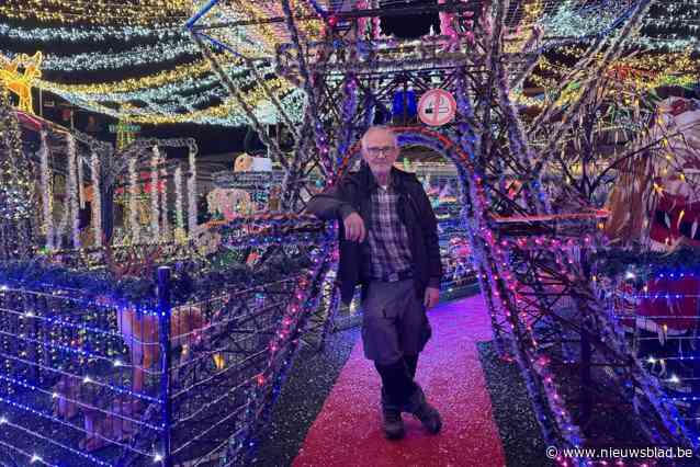 Sfeer en gezelligheid, daar draait het al 28 jaar rond in Jempi’s kersthuisje: “Behalve de kerstmannen heb ik alles zelf gemaakt”