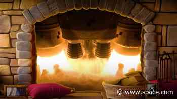 Warm up this holiday season with NASA's new SLS rocket engine fireplace (video)