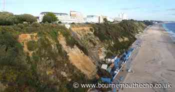Another landslide at Bournemouth beach as drone pictures shows extent of damage