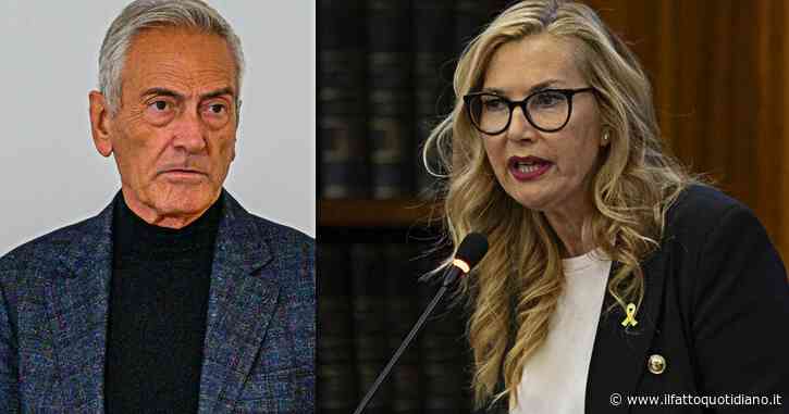 L’inchiesta su Gravina arriva in Parlamento, interrogazione di Biancofiore ad Abodi: “Caso torbido, perché la Procura Figc non si muove?”