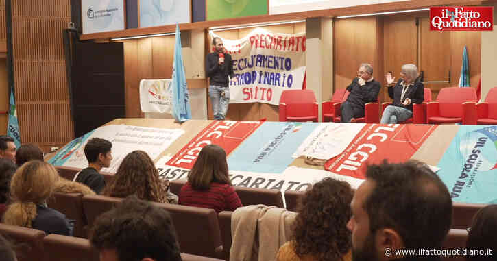 I precari del Cnr occupano la sede del Consiglio Nazionale delle Ricerche: “Staremo qui a oltranza, vogliamo essere stabilizzati”