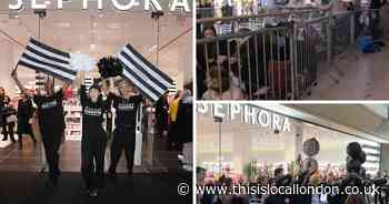 Beauty fans queue from 3am for opening of new Bluewater Sephora store