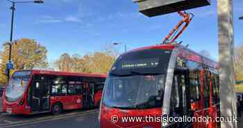 Newly launched 'tram-like' bus 'hits Bromley councillor's wife's car'
