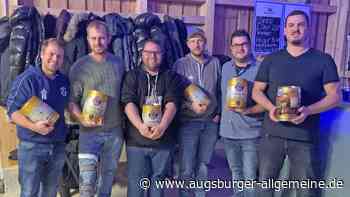 Fußballer feiern Jahresabschluss