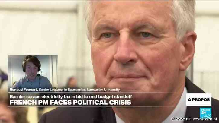 De Franse premier Barnier kondigt een concessie aan om een ​​einde te maken aan de begrotingsimpasse