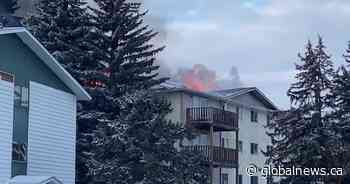 2nd large apartment fire in less than a month displaces Peace River residents