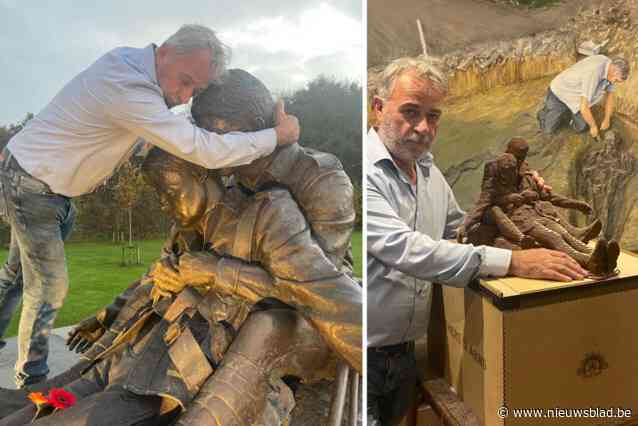 Johan (63) knuffelt elke dag kostbaar beeld van Australische broers: “De schenker is ziek, ik ga hem Down Under bedanken nu het nog kan”