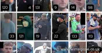 Police issue CCTV images of 54 people following disorder in Merseyside