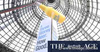 Heritage authority demands removal of beer banners on Melbourne’s 134-year-old shot tower
