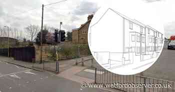 Row of six houses to be built on empty plot in Watford