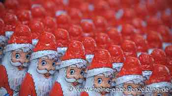 Weniger Schoko-Weihnachtsmänner hergestellt als 2023
