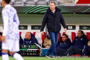 Matisse Samoise (KAA Gent) geeft zijn fout toe, Wouter Vrancken uit duidelijke frustratie