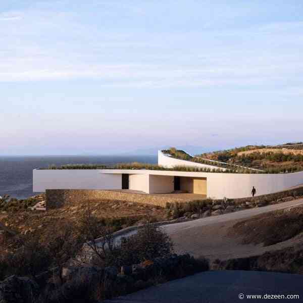 Local geology informs Mykonos hillside villa by Tom Dixon and A31 Architecture