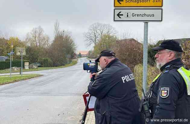 POL-HRO: Kontaktbeamter kontrolliert Einhaltung der Geschwindigkeit in Thandorf