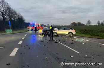 POL-COE: Lüdinghausen, Seppenrade, B474/ Unfall mit drei Autos