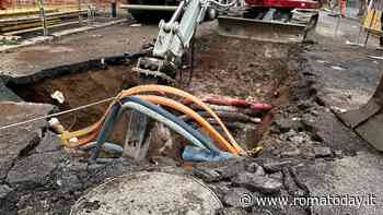 Partono (dopo oltre 9 mesi) i lavori per riparare la voragine di via Dulceri