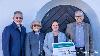 Starthilfe für das neue Oberland Hospiz: Tegernseer Bürgerstiftung spendet 10.000 Euro