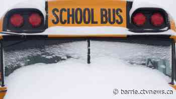 Here are the school buses cancelled as wintry weather arrives