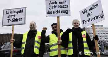 Amazon-personeel in Duitsland protesteert op Black Friday