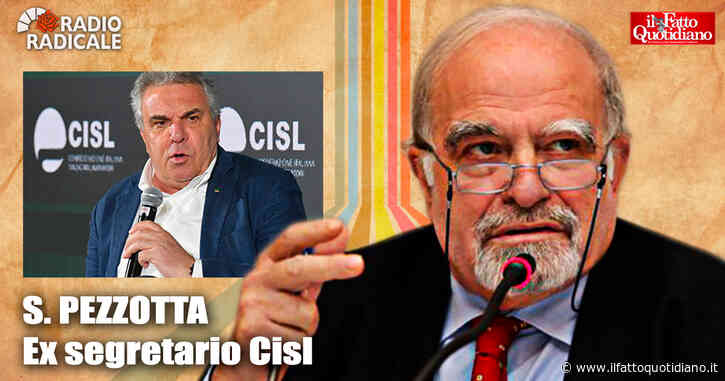 Sciopero, l’ex segretario Cisl Pezzotta contro Sbarra: “Errore non unirsi a Cgil e a Uil, mai nella storia abbiamo sostenuto governi di destra”