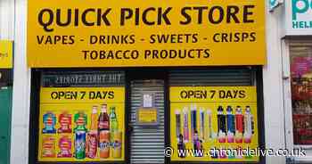 Peterlee shop closed after £16,000 of illegal items discovered behind fake wall