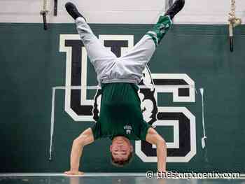 Exams, tests, matches? U of S Huskie wrestler Donovan Neudorf always up to the challenge