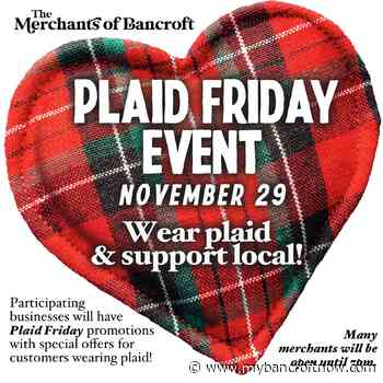 Better than Black Friday: Bancroft’s ‘Plaid Friday’ offers local deals 