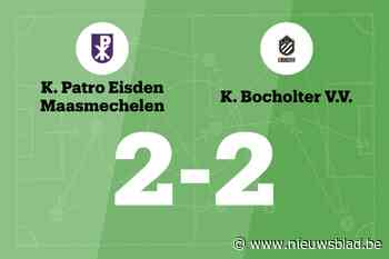 Bocholt sleept gelijkspel uit de brand in de uitwedstrijd tegen Patro Eisden B