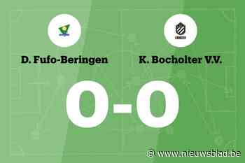Duel tussen Fufo-Beringen en Bocholt B blijft doelpuntloos