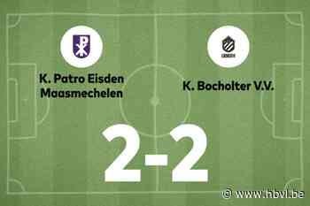 Bocholt speelt gelijk in uitwedstrijd tegen Patro Eisden B