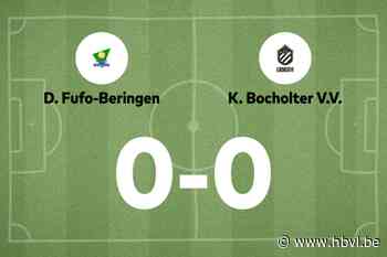 Doelpuntloos gelijkspel tussen Fufo-Beringen en Bocholt B