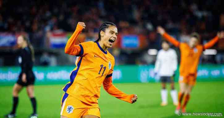 Oranje Leeuwinnen mede dankzij wereldgoal Brugts langs China: ‘In de categorie: van het veld stappen’