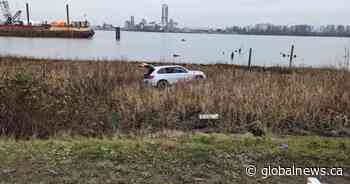 Woman tries to drive into Fraser River with 2 kids, police open criminal probe