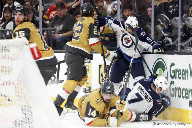 Howden and Barbashev score twice as the Golden Knights beat NHL-leading Jets 4-3