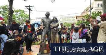 ‘I couldn’t be more proud’: Statue of much-loved musicians Archie Roach and Ruby Hunter unveiled in Fitzroy