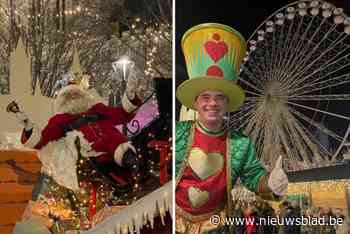 Vuurspuwers, verlichte paarden en versierde figuranten openen kerstmarkt: “Reuzenrad is blikvanger”