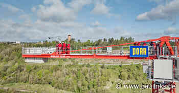 PORR: Feuerwehr übt Rettungseinsätze auf der Hochbrücke Horb