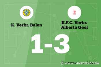 Alberta Geel wint duel tegen Balen