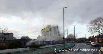 Pictures show Hexham House fall as Newcastle skyline changed forever