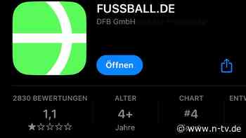 "Wütend, traurig und enttäuscht": DFB zieht neue App nach überwältigender Kritik zurück